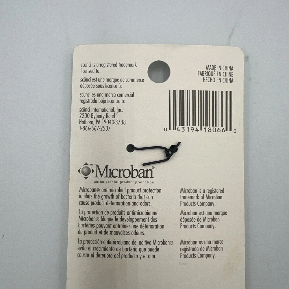 New Scunci Style Lift & Tease Comb Microban Protection All Hair 2004 18066-Y